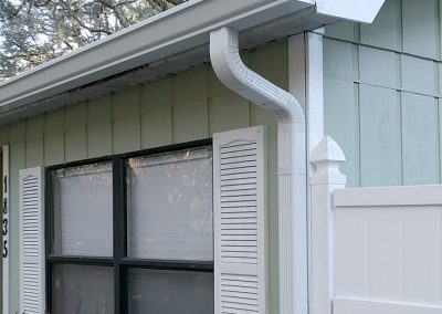 Gutter and downspout install